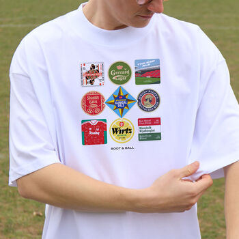 Liverpool Beer Mats Oversized T Shirt, 4 of 10