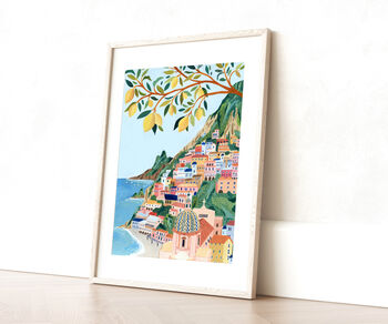 Positano, Amalfi Coast Italy, Travel Art Print, 7 of 7