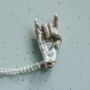 Devil Horn Hand 925 Silver Pendant, thumbnail 1 of 2