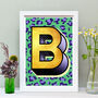 A To Z Single Letter Initial Print, thumbnail 3 of 6