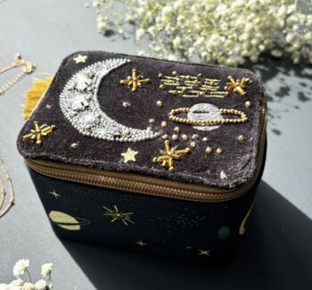 Embroidered After Dark Jewellery Box, 2 of 4