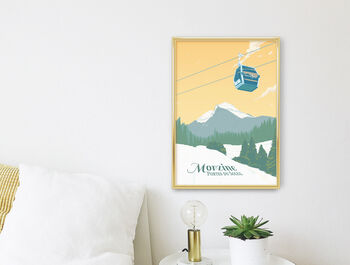 Morzine Ski Resort France Travel Poster Art Print, 2 of 8