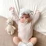 Newborn Botties, Cotton Baby Socks, Red, Dusky Rose Or White, thumbnail 10 of 10