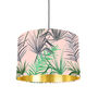 Tropical Leaf Drum Lampshade, thumbnail 7 of 10