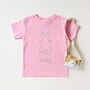 Child's Personalised Easter Bunny Rabbit T Shirt, thumbnail 1 of 2