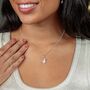 Sterling Silver Penguin Charm Necklace, thumbnail 3 of 6