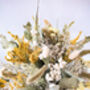 Dried Eucalyptus Bouquet With Statice And Solidago, thumbnail 3 of 5