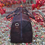 Men's Luxury Large Buffalo Leather Holdall, Travel Bag, thumbnail 3 of 6