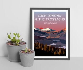 Loch Lomond And The Trossachs National Park Art Print, 2 of 4