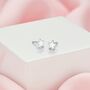 Sterling Silver Star Stud Earrings, thumbnail 1 of 4