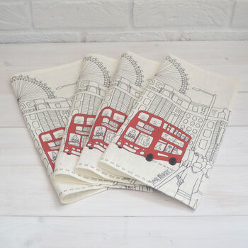 London Design Linen Napkin Crackers, 8 of 9