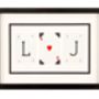 Personalised Initial Valentine Frame, thumbnail 2 of 5