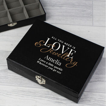 Personalised Love And Jewellery Organiser Box, 2 of 6