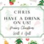 Personalised Christmas Champagne Gift, thumbnail 7 of 11