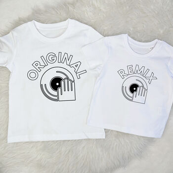 Original Remix Kids Sibling T Shirt Set, 3 of 6