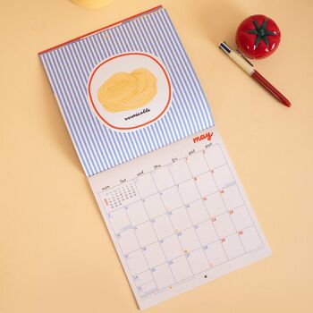 2027 Compact Wall Calendar | Love Of Pasta, 6 of 8