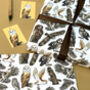 Owls Of Britain Wrapping Paper Set, thumbnail 1 of 8