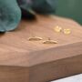 Sterling Silver Curved Bar Stud Earrings, thumbnail 6 of 12