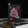 Miss Your Face Neon Greetings Card, thumbnail 1 of 1