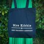 Personalised Thank You Teaching Assistant/Teacher Name Tote Bag, thumbnail 4 of 4