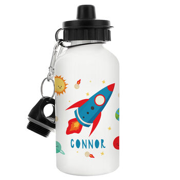 Personalised Kids Rocket Water Bottle, 4 of 4