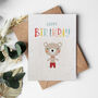 Classic Teddy Birthday Plantable Seed Paper Card, thumbnail 1 of 2