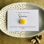 Gold Star Congratulations Personalised Gift With Citrine Star, thumbnail 1 of 5