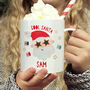 Personalised Cool Santa Plastic Christmas Mug, thumbnail 2 of 4