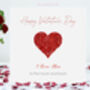 Valentine's Day Red Butterfly Heart Fridge Magnet, thumbnail 6 of 8