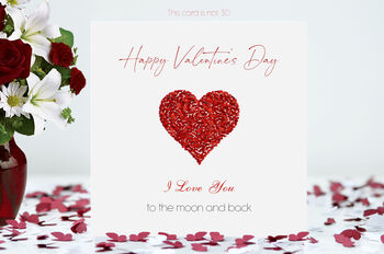 Valentine's Day Red Butterfly Heart Fridge Magnet, 6 of 8