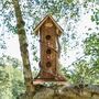 Personalised Tall Wooden Bird Hotel, thumbnail 4 of 6