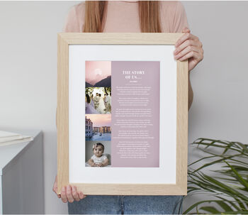 Custom Made Anniversary Photo Poem Print, 11 of 12