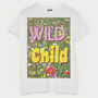 Wild Child Men's Slogan T Shirt, thumbnail 2 of 4