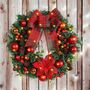 Festive Light Up Christmas Wreath, thumbnail 3 of 7