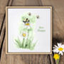 Sterling Silver Stud Bumble Bee Earrings Bee Gift, thumbnail 1 of 5