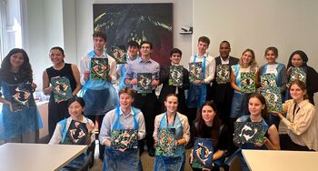 Yin Yang Koi Acrylic Painting Kit With Video Tutorial, 9 of 10