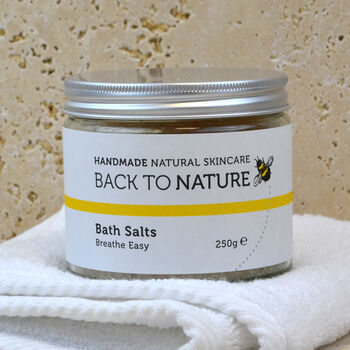 Breathe Easy Aromatherapy Bath Salts Gift Set, 2 of 7