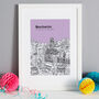 Personalised Manchester Print, thumbnail 1 of 10