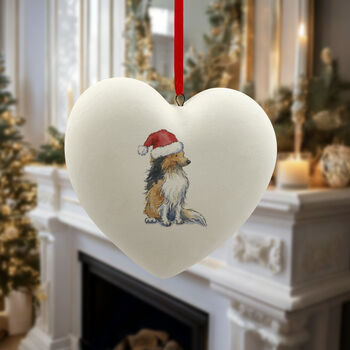 Sheltie Ceramic Bauble, 3 of 4