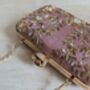 Pink Rectangular Floral Clutch Bag, thumbnail 11 of 11