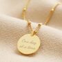 Personalised Talisman Satellite Chain Pendant Necklace, thumbnail 4 of 10
