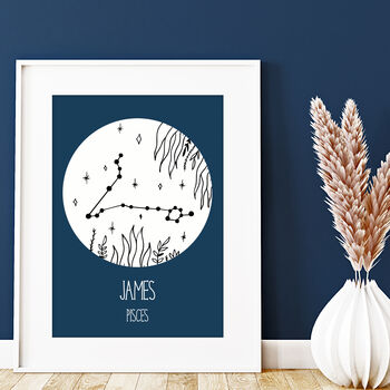 Personalised Star Sign A4 Print, 2 of 2