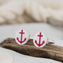 Nautical Anchor Cufflinks, thumbnail 2 of 6