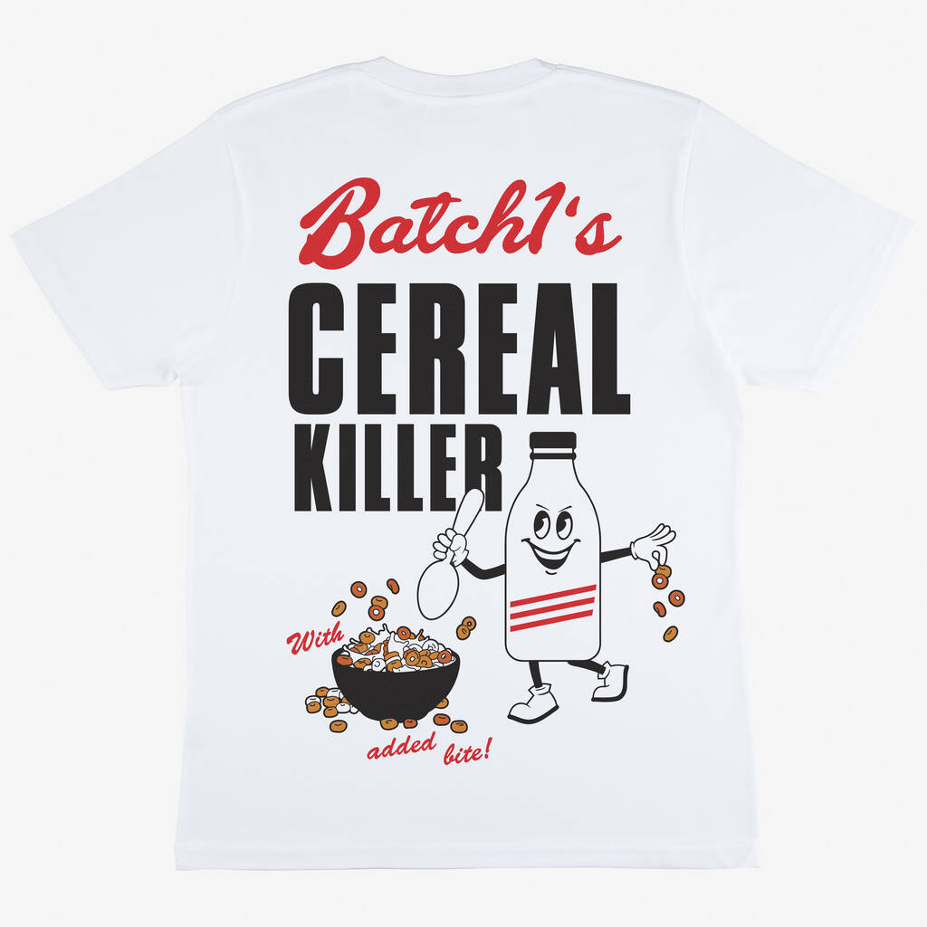 Cereal Killer Men's Slogan T Shirt, 1 of 2