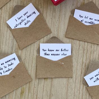 12 'Reasons Why I Love You' Mini Love Letters, 10 of 12