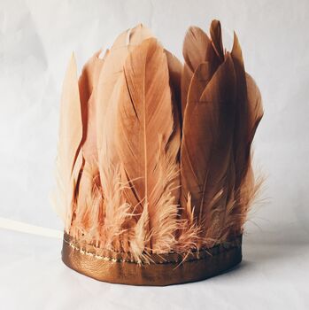 Feather And Leather Headdress, 2 of 12