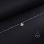 Dainty Planet Pendant Necklace In Sterling Silver, thumbnail 3 of 10