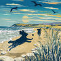 Two Spaniels Limited Edition Beach Fun Gift Print, thumbnail 7 of 12