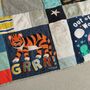 Baby Milestone Blanket, Baby Clothes Quilt, Boy Gift, thumbnail 11 of 12