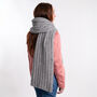 Easy Ribbed Scarf Crochet Kit, thumbnail 5 of 8